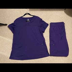 ADAR PRO Scrubs - Grape - XXL
